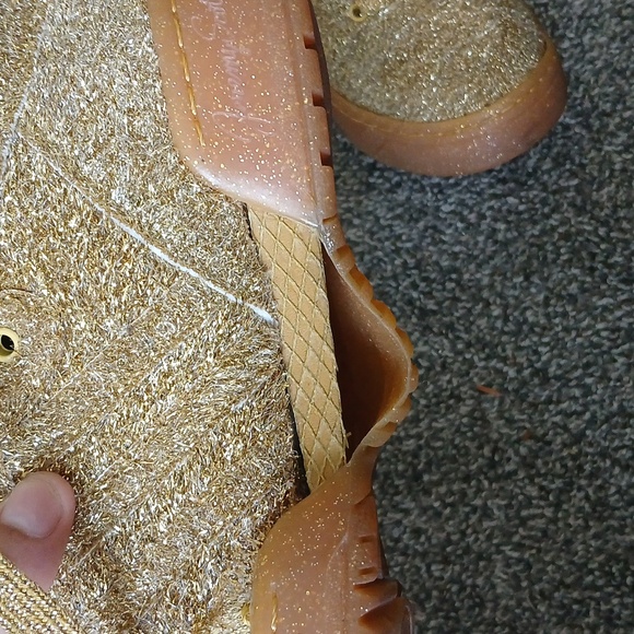 Adidas Jeremy Scott Gold Teddy Bear Sneakers - Picture 7 of 8